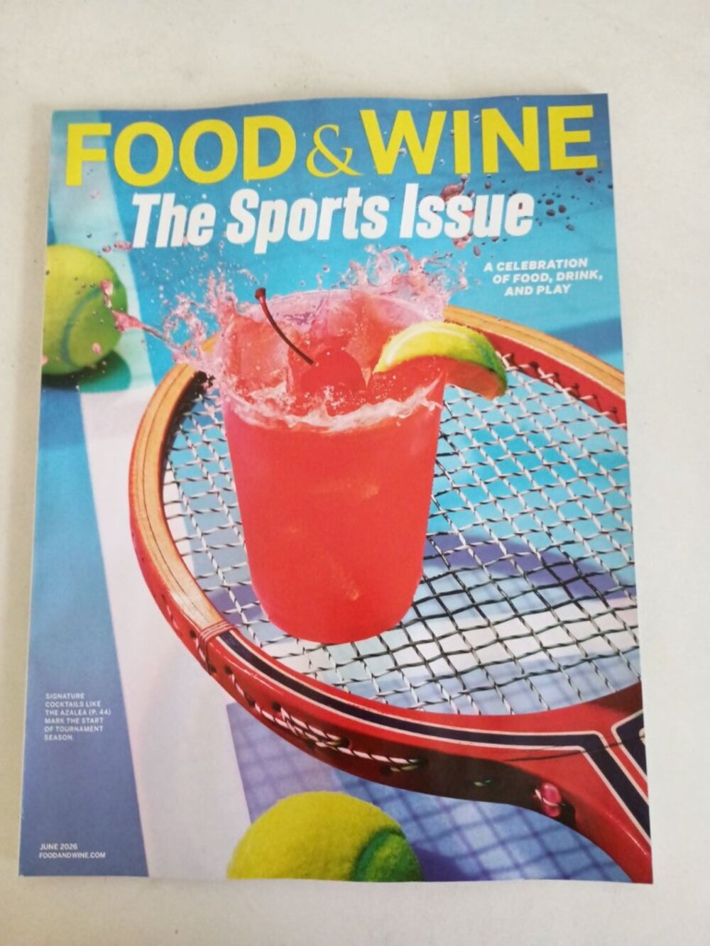 Food and Wine magazine June 2026 The Sports Issue